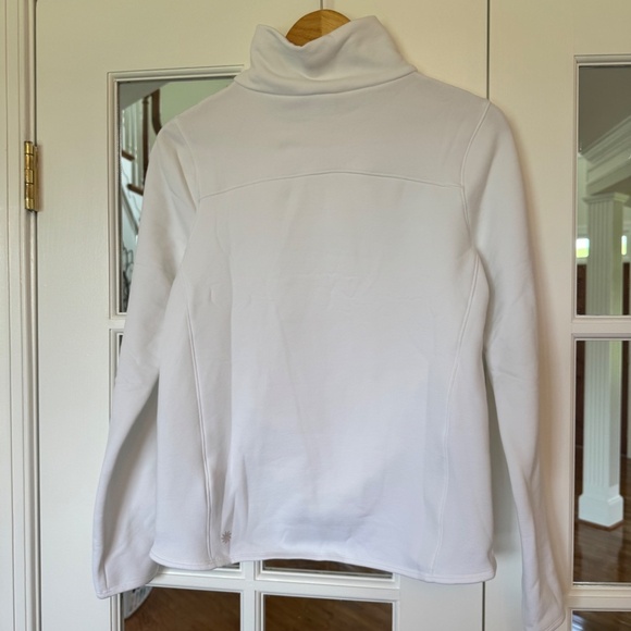 NWT! Altitude Fleece Lined Funnel Neck Sweatshirt, BRIGHT WHITE, SIZE XS - Picture 6 of 6